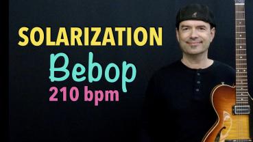 Solarization - Bebop Jazz Guitar Improvisation